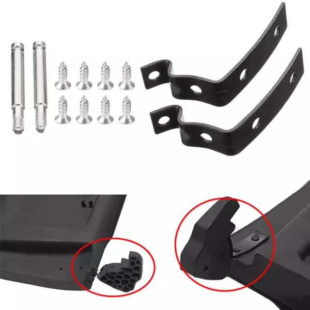 UK For Audi A3 A4 S4 B6 B7 Glovebox Cover Hinge Repair Fixing Snap Kit Black