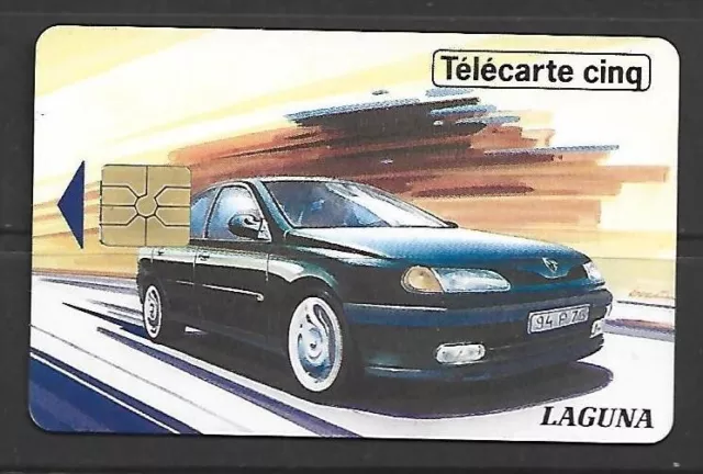 TELECARTE FRANCE N°  GN16 Laguna Renault utilisée