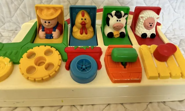 VINTAGE 1993 PRIX pêcheur 5826 grange animaux de ferme tracteur pop-up bébé jouet agriculteur EUR 18,87 - PicClick FR VINTAGE 1993 PRIX pêcheur 5826 grange animaux de ferme tracteur pop-up bébé jouet agriculteur EUR 18,87 - PicClick FR