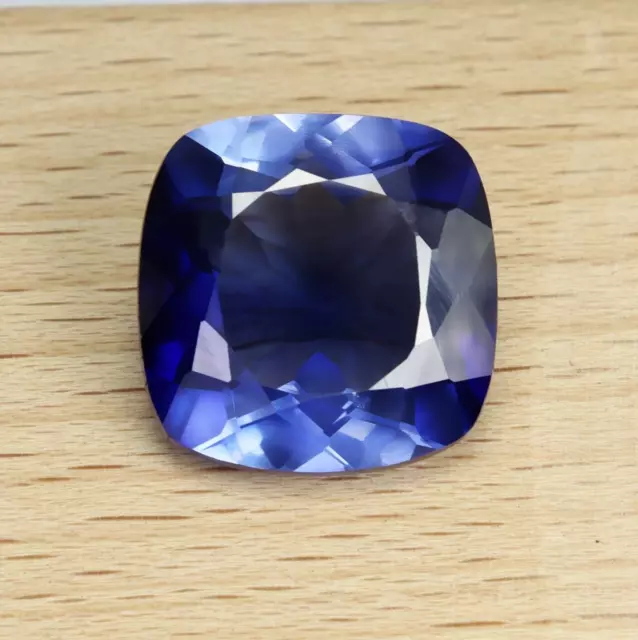 Natural 19.00 Ct Blue Sapphire Certified Kashmiri Unheated 14MM Loose Gemstone