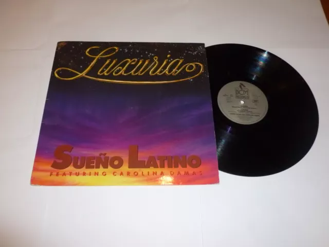 SUENO LATINO featuring CAROLINA DAMAS - Luxuria - German 4-track 12" Single