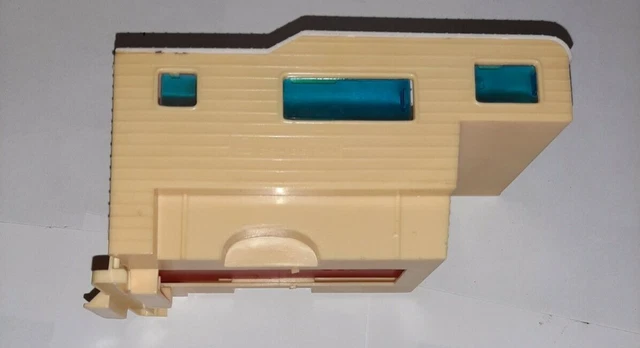 Vintage 1960s Cragstan Toy Camper Trailer Mobile Home Hong Kong Plastic