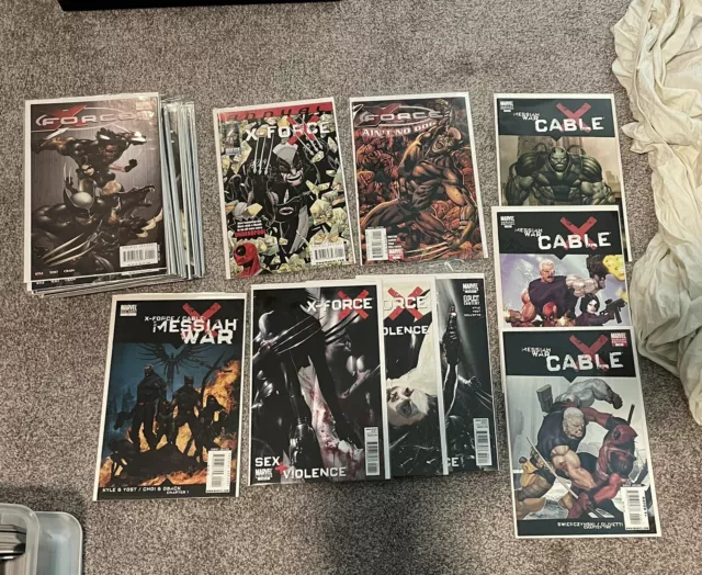 X-Force 1-28 Plus Annual One Shot Extra Sex Violence 1-3 Messiah War VF/NM 2008