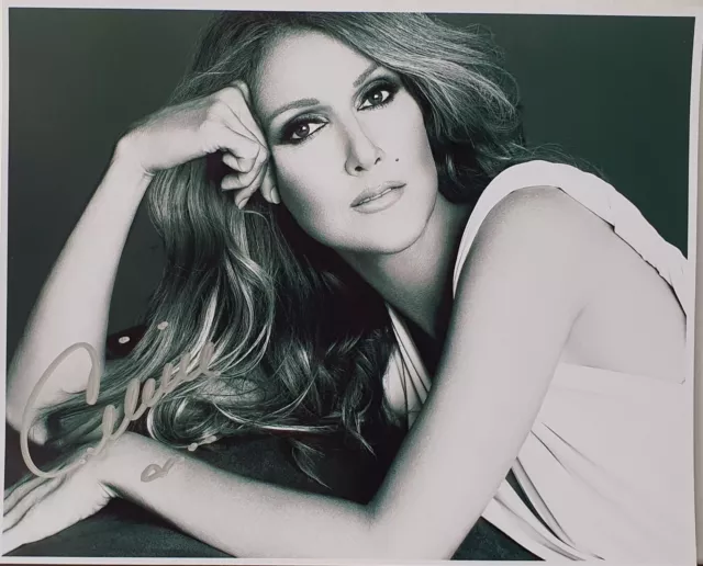 CELINE DION MUSICIAN SINGER SIGNED AUTOGRAPHED PHOTO 8x10