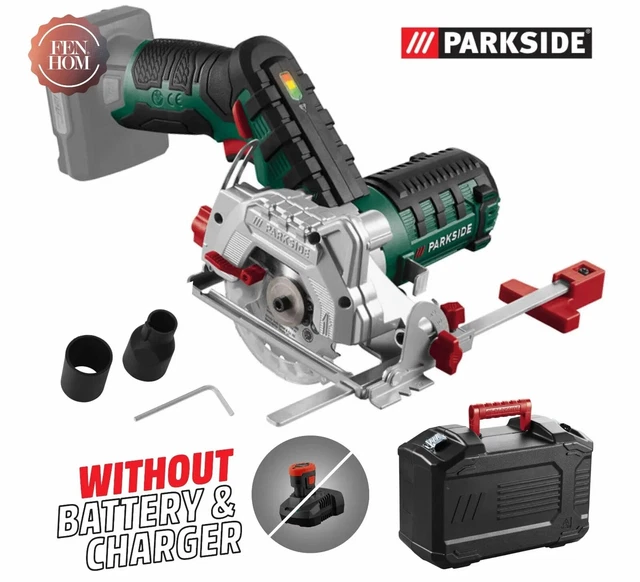 Parkside 12v Cordless Circular Saw & Accessories - Bare Unit NEW, Free Delivery