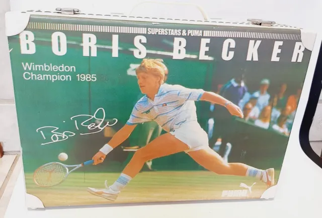 Vintage Puma Boris Becker Koffer Wimbledon Tennis 1985