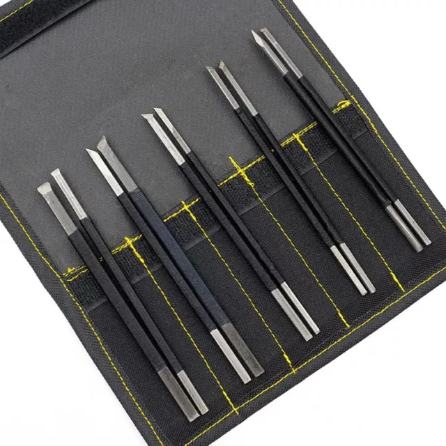 Artisanat Sculpture Outils Graveur 10Pcs / Set Haut Carbone Acier Gravure