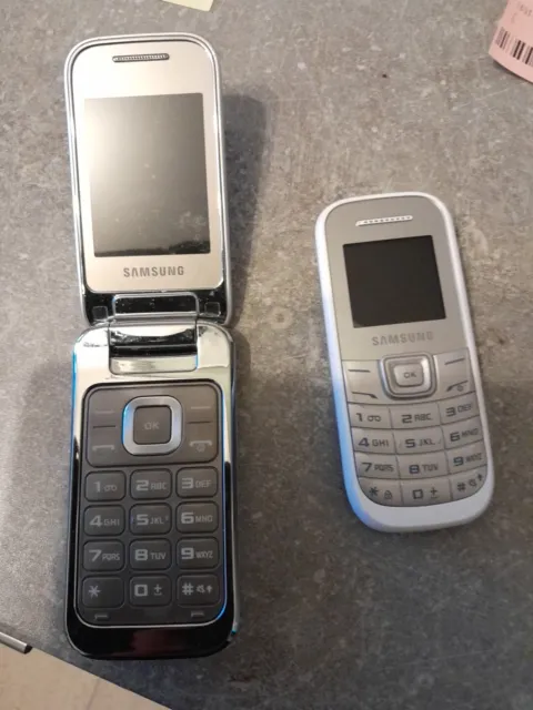 Two samsung mobile phones for sale.Used, Great Condition