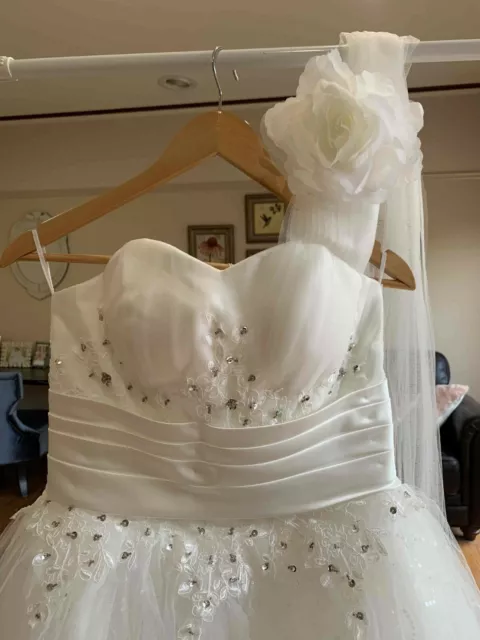 wedding dress/ bridal gown/ gift-vail 2