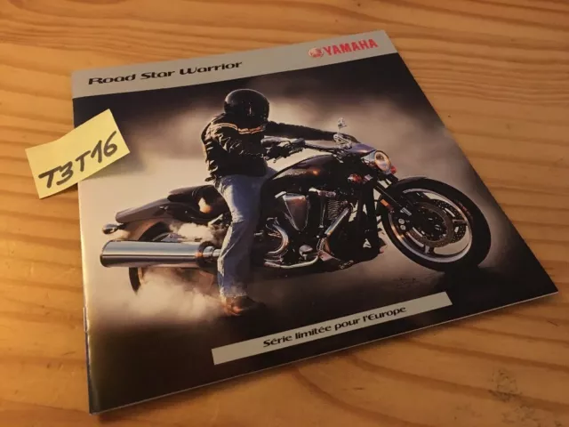 Yamaha Custom Road Star Warrior Serie Limitata Moto Prospetto Catalogo Brochure