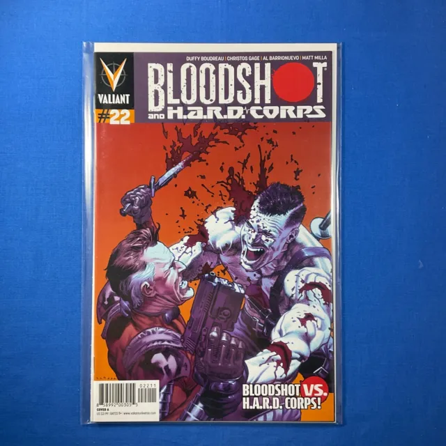 Bloodshot and HARD Corps #22 Lewis LaRosa Cover Valiant Entertainment 2014