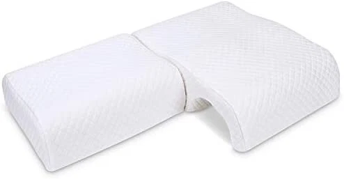 HOMCA Memory Foam Pillow for Couples Adjustable Cube Cuddle Pillow Anti Pressure