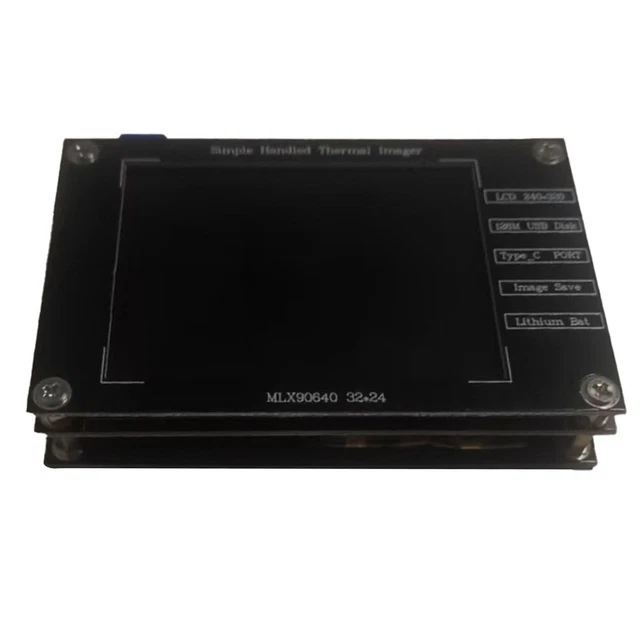Misurazione temperatura termocamera 320x240 risoluzione display 28 pollici