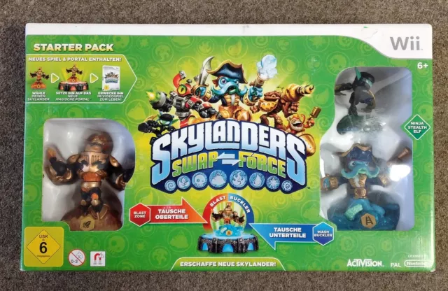 #SK 01 Nintendo Wii "Skylanders -Swap Force"-Starter-Pack, komplett!
