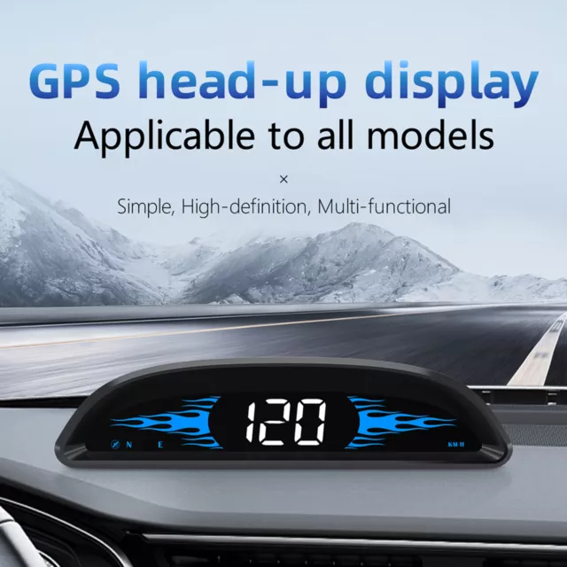Car Head- Display Digital  Navigation Speedometer  Dual System M0Z2 2