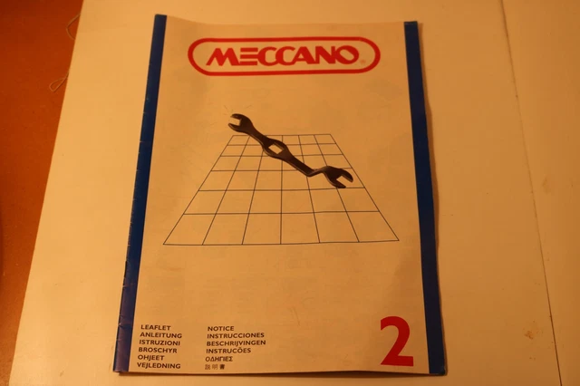 MECCANO: CARTONNAGE BOITE Meccano basic N°2 réf 030402 de 1990 très bon état EUR 8,00 - FR