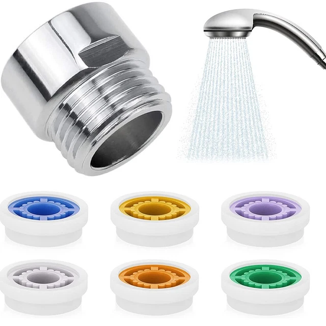 Ensemble de limiteurs de débit réducteurs de douche personnalisables expérien