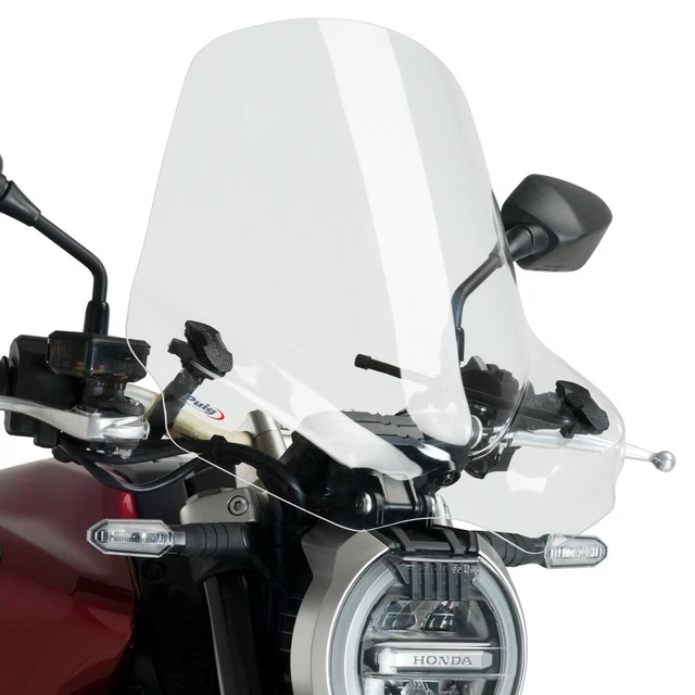 Pare-Brise Moto Pour Triumph Bonneville T100/T120 - Polycarbonate, Fumée Légère, Installation Facile