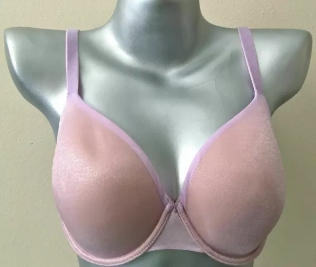 NWT VICTORIAS SECRET Angelight Perfect Coverage Bra Lined Lilac Shine 30A  $12.03 - PicClick