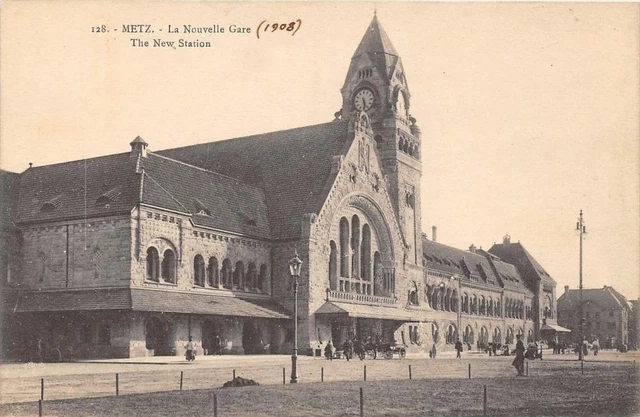 Cpa 57 Metz La New Gare