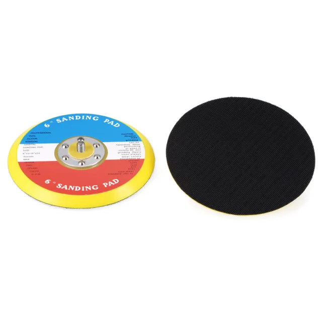 6-Inch Hook and Loop Sanding Pad, 5/16-Inch*10mm Thread for Sander Polisher 2 Pc