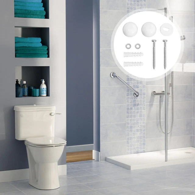 2 Juegos Inodoro Tapa Decorativa Toliet Repuesto Accesorios Decoración Latón