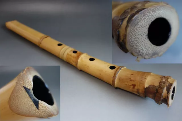 shakuhachi strumento musicale flauto di bambù verticale giapponese n. 22