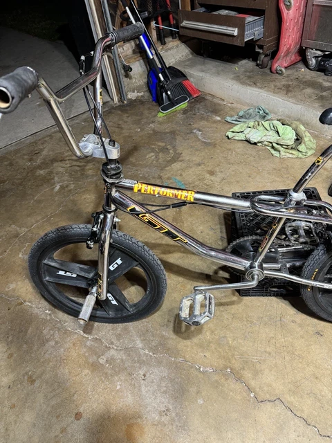 20” gt performer bmx bike chrome original