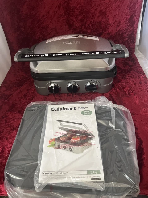 Cuisinart GR-4NP1 Indoor Grill Griddler Panini Press Free Shipping Cuisinart GR-4NP1 Indoor Grill Griddler Panini Press Free Shipping