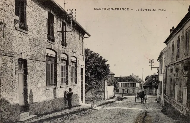 Cpa  Mareil En France 95 Val D’ Oise Le Bureau De Poste