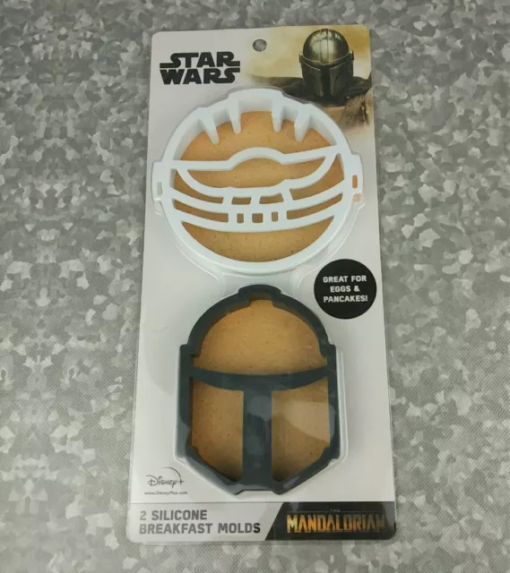 Grogu Mandalorian Pancake Egg Molds Star Wars Baby Yoda Silicone Breakfast NEW