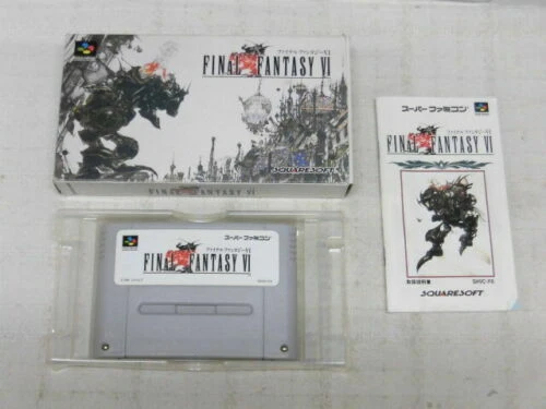 NINTENDO SUPER FAMICOM Final Fantasy VI FF 6 Japan SFC SNES w/box £29. ...