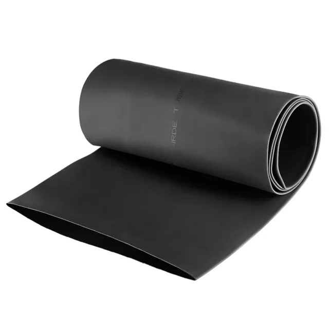 Heat Shrink Tubing 120mm Dia 191mm Flat Width 2:1 rate 1m - Black