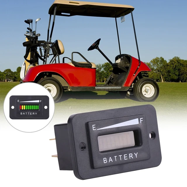 High Quality 48V LED Battery Meter Gauge for Club Car Golf Cart Battery Usage