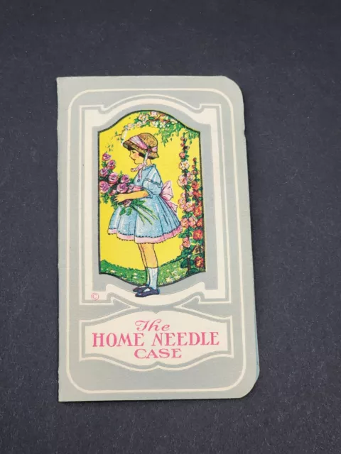 Vintage The Home Needle Case 1920's with needles USA