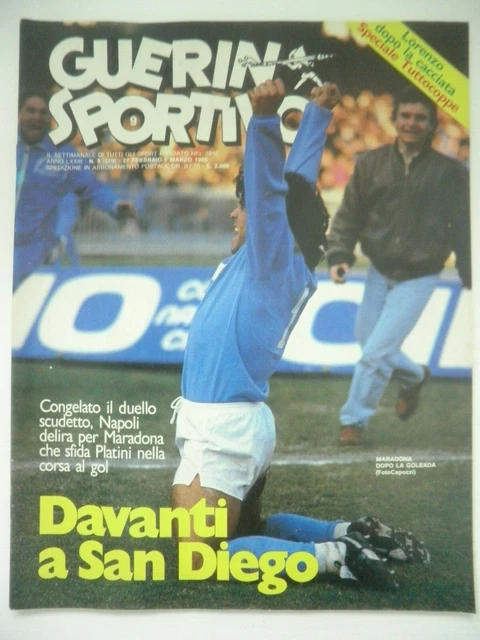 Guerin Sport Année 1984-1985 84-85 Platini-Maradona
