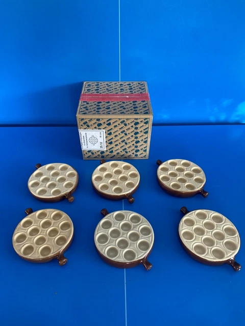 Set poêlons à escargot Emile Henry