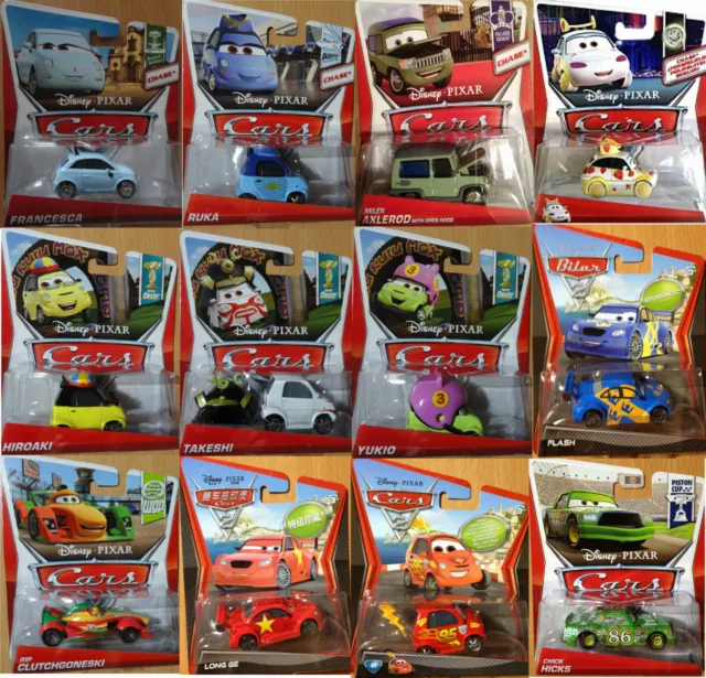Disney Cars Chase Long Ge Jan Nilson Ruka Ichigo Rip Yukio Takeshi Hiroaki Chick