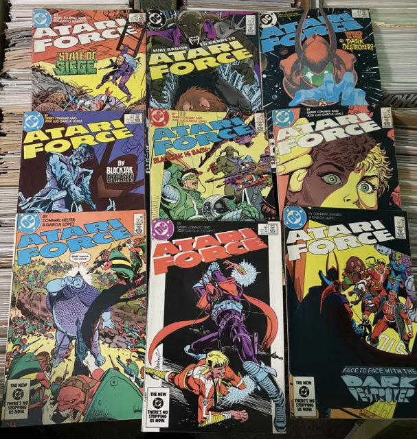Atari Force DC Comic Lot (9)