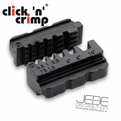 Matrice click'n'crimp CIMCO 106012 embouts de 0.5-10mm²