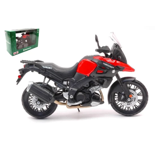 SUZUKI V-STROM 1000 1:12 Maisto Moto Die Cast Modellino