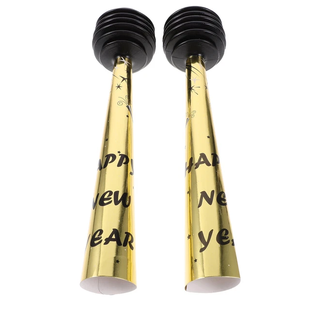 2pcs Hand Push Cheering Horns Cheering Props Hand Push Cheer Horns Party