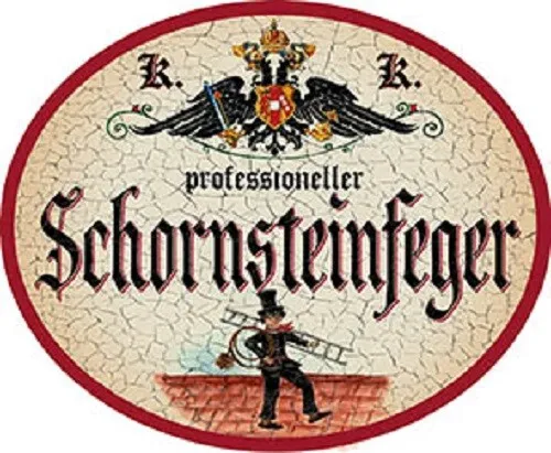 Schornsteinfeger + Nostalgieschild
