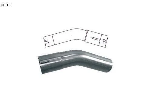 Fox Sportauspuff Universalrohrbogen 30° Dilatato d1 Ø 70mm Raggio 105mm