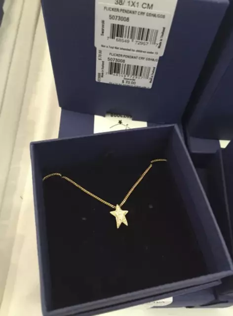 Brand New Swarovski Flicker Star Pendant 5073008 2