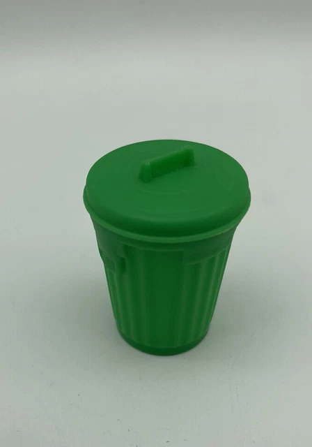 Vintage Green Topps Chewing Gum Candy Trash Garbage Can Container