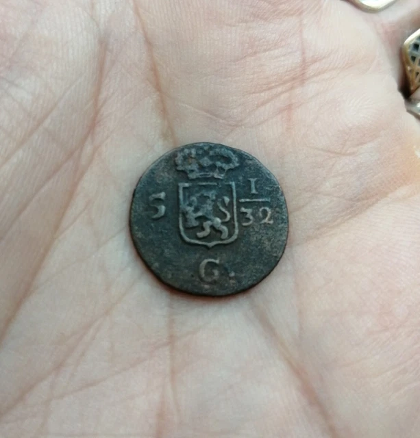 Indes Néerlandaises 1/2 duit 1809 Enkhuizen Pays-Bas Indes Néerlandaises 1/2 duit 1809 Enkhuizen Pays-Bas