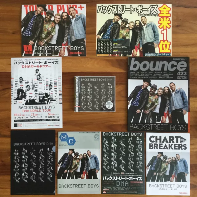 Last Japan Banner+ 3 Bonustr+Flyers+Folder+Sticker+3Mags! Backstreet Boys Dna Cd