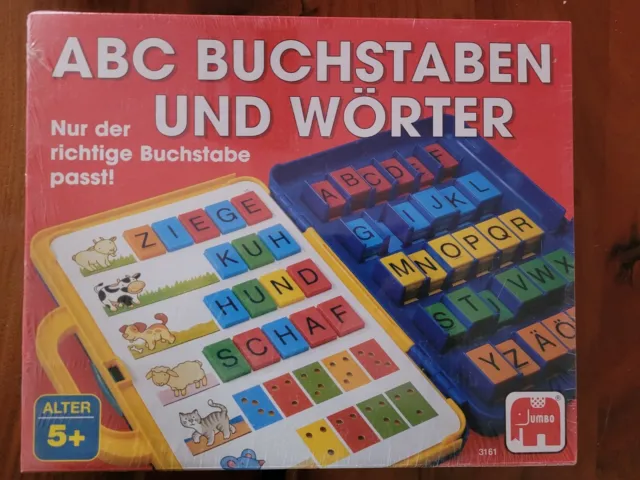 ABC Buchstaben Und Wörter Spiel Kinder Jumbo Neu Ovp