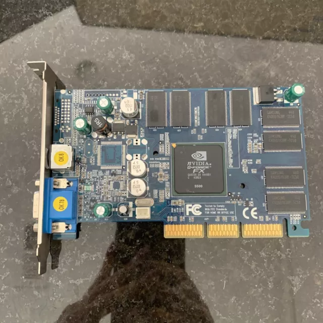 NVIDIA GEFORCE FX 5500 BFG 256MB VGA Video BFGR55256OC No Fan